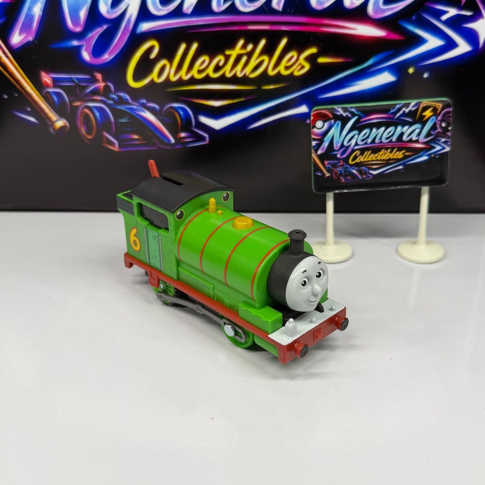 Mattel Thomas & Friends All Engines Go Percy Motorized Train HFX97 2021 Green 6